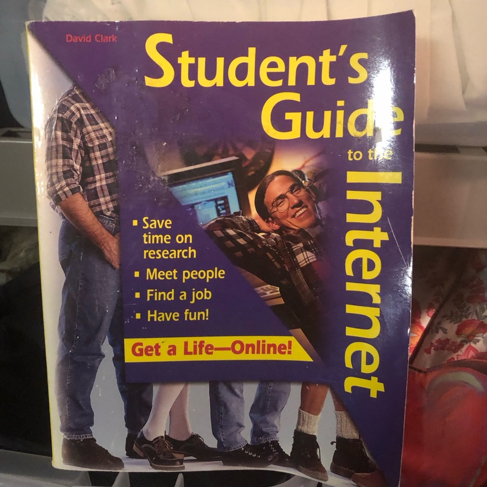 🍎COPY - 1995 Student’s Guide to the Internet Book- 678 $20 or $15 w/offer